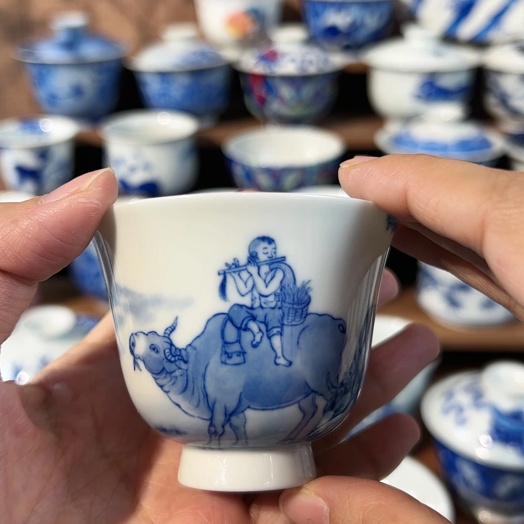 拾藝致物牧童铃铛杯