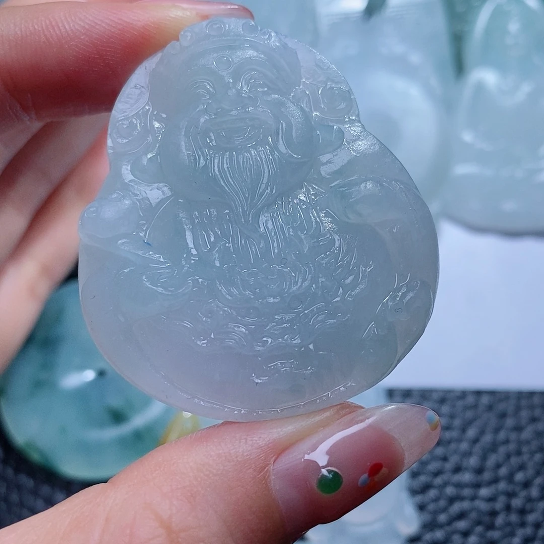 定制翡翠未镶嵌毛货付款后联系客服确认抛光