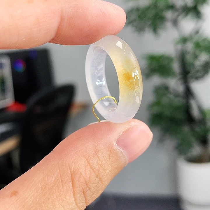 翡翠未镶嵌戒指13号