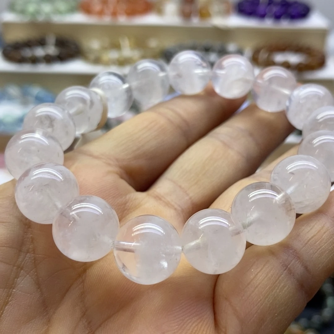 水晶手链未镶嵌白幽灵14m