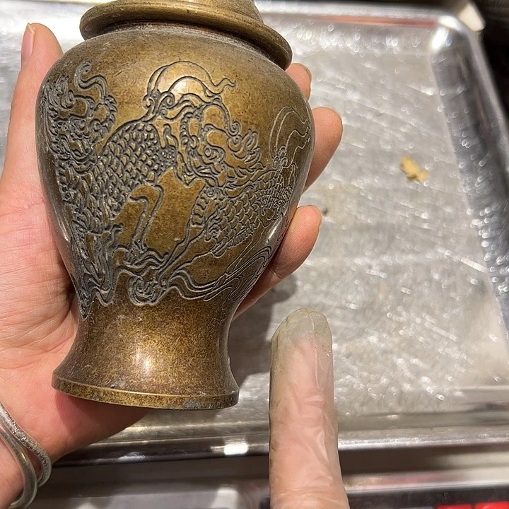 微瑕疵黄铜摆件工艺品