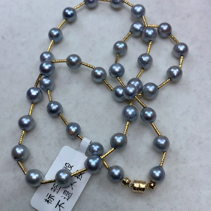 项链未镶嵌海水珍珠