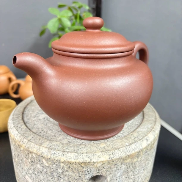 宜兴原矿紫砂四号井底槽清壶王掇只壶660CC