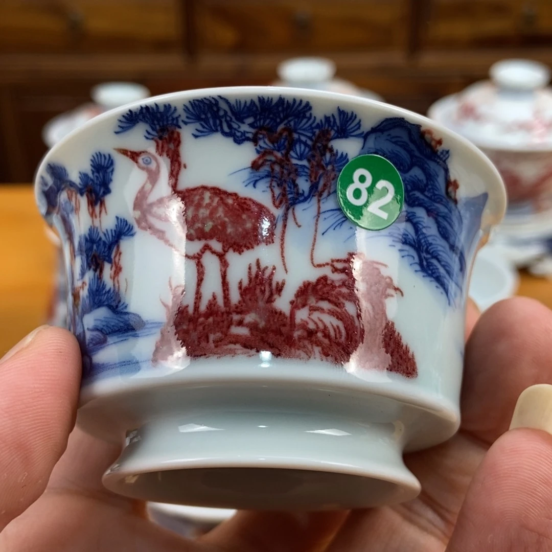 手绘茶具现代制品梅*