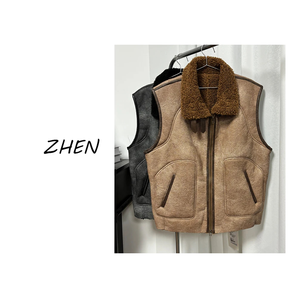 【ZHEN】K1090 2025新款外套职场风小众设计师款马甲