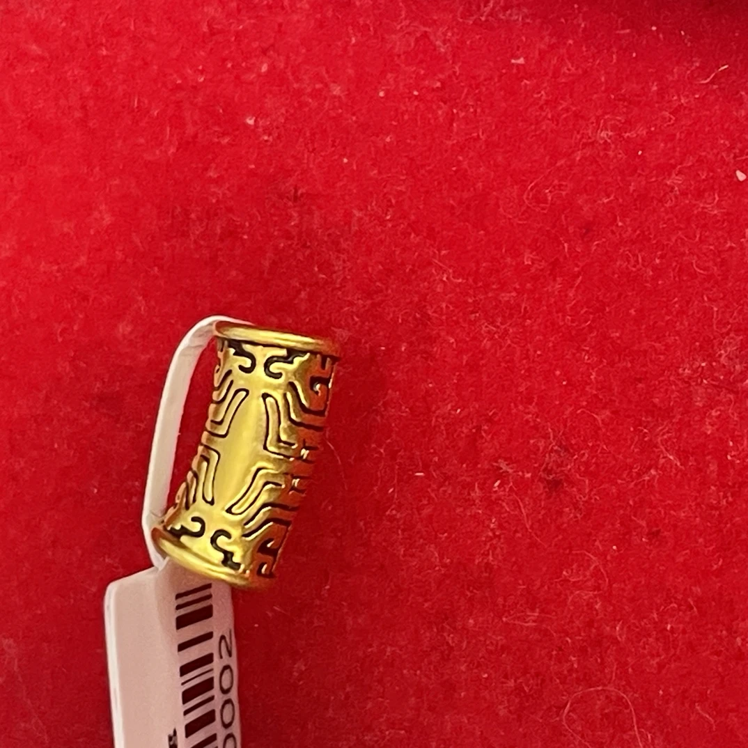 【思思专享】足金999 弯管  GP 0.3 纳金添福