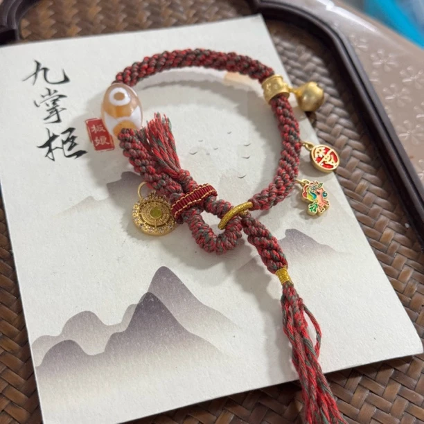 天然老玛瑙手绳简约百搭-多样性发其一