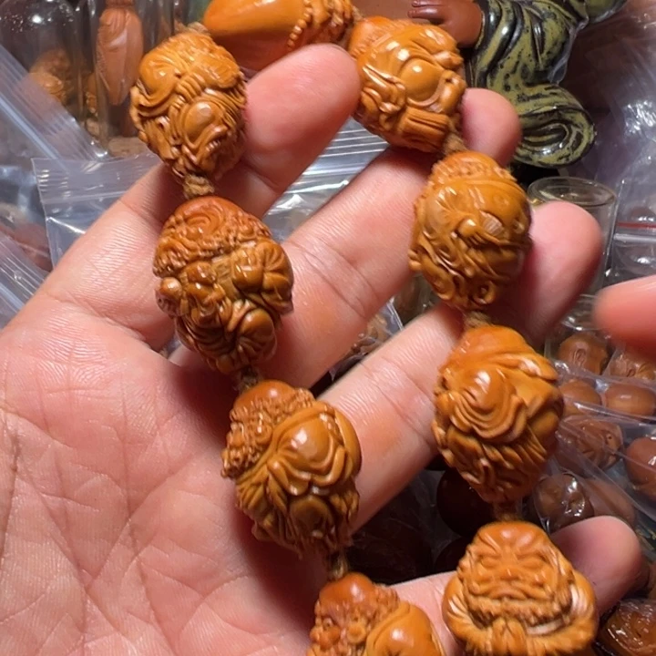 秦***羽橄榄核手串/手链2.2老核达摩