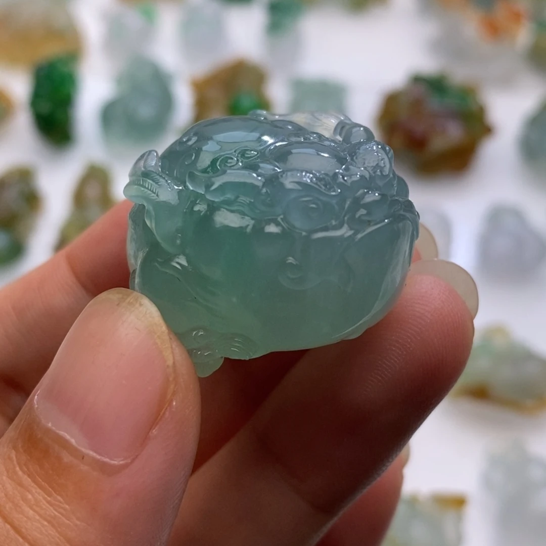 今***夜定制翡翠未镶嵌1235689098