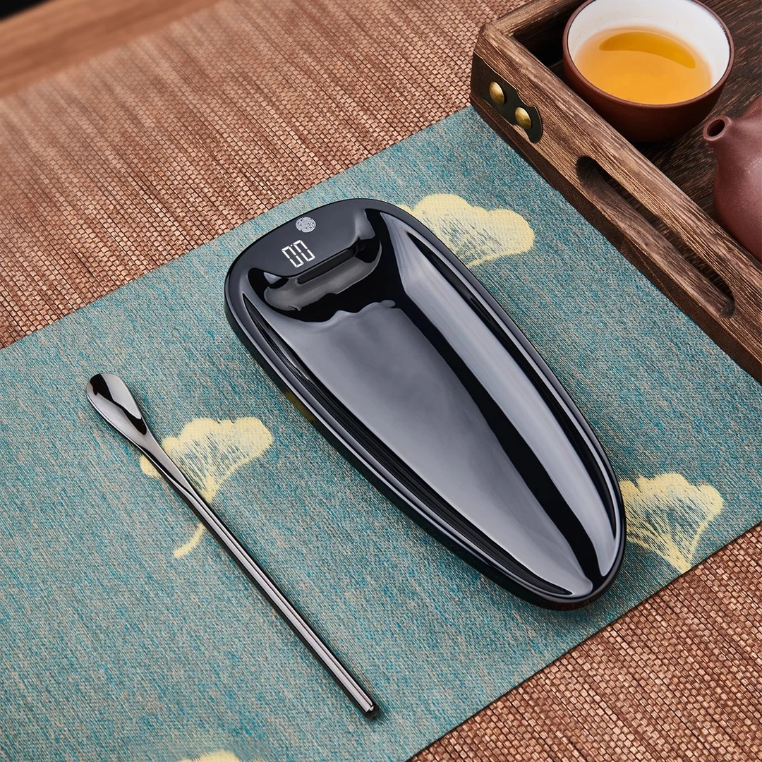 千确高精准称茶专用茶叶称电子茶则普洱茶小型迷你克称茶器克重秤