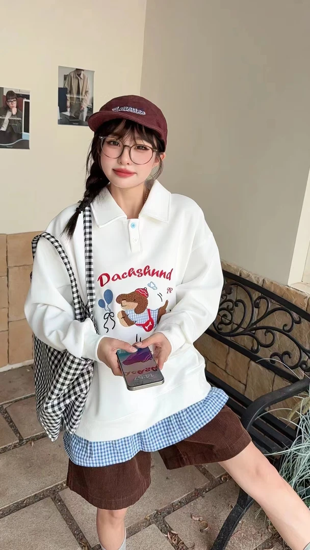 【一号】编码【50~100】韩版卫衣合集蓄谋已久的反季OOTD