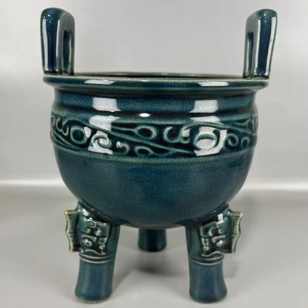 手工制作陶瓷摆件青瓷中式工艺品