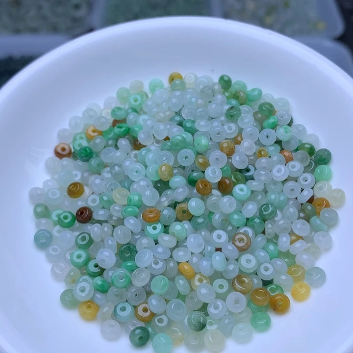 散珠翡翠卡2.6乘4.5冰三彩算盘60个