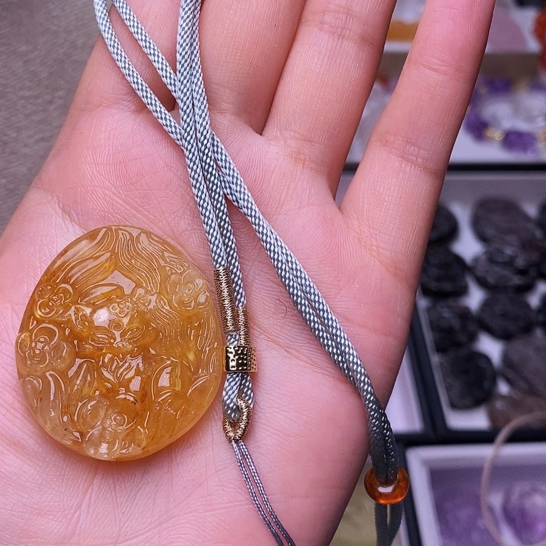 水晶颈饰未镶嵌比*超一套