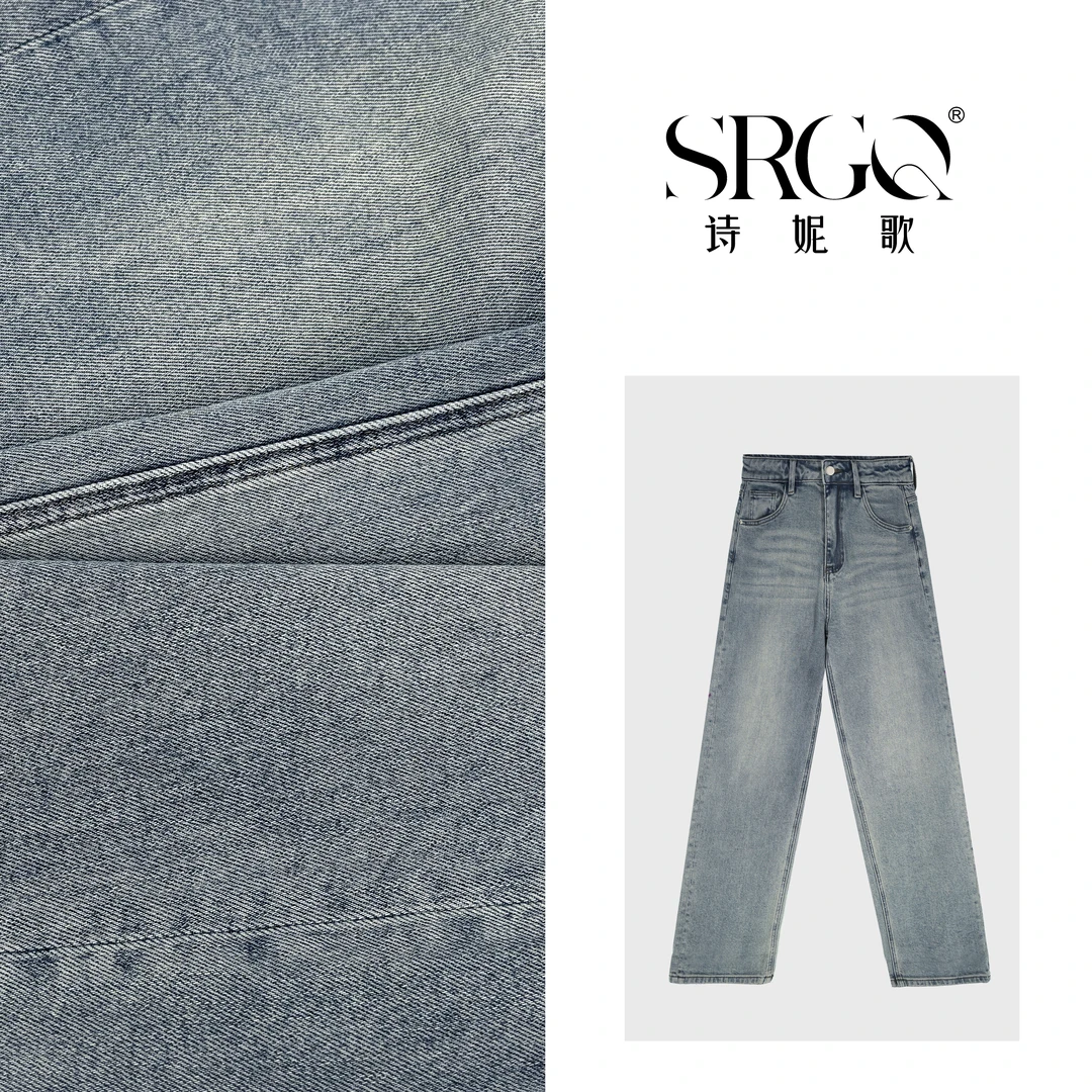 zhang&bai25初春高定 |【气球牛仔2.0】出街游玩必备百搭直筒牛仔裤