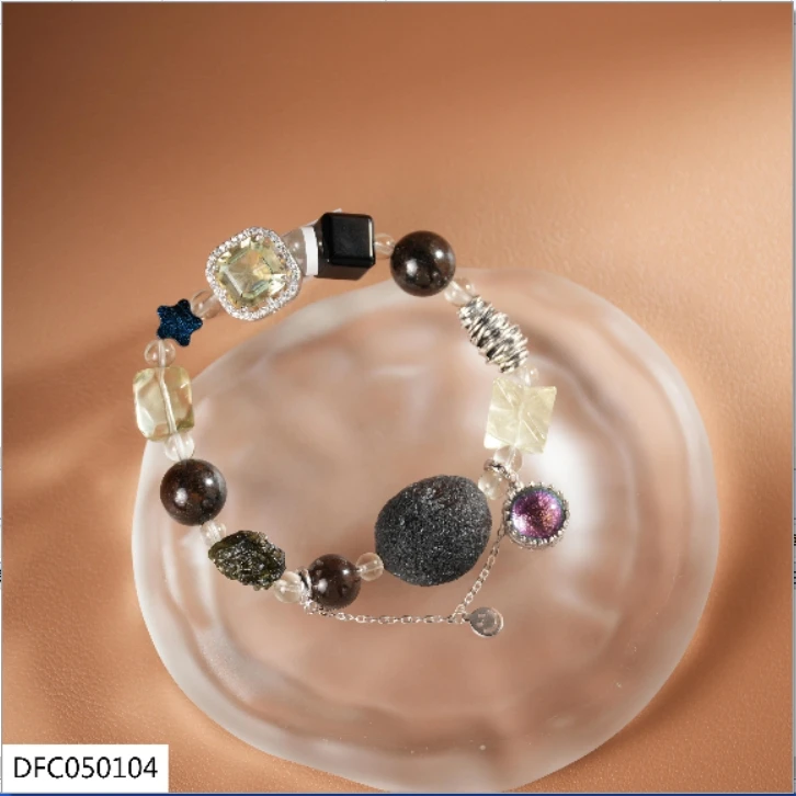 【来自星星的你】利比亚陨奇石多宝手串/DFC050104