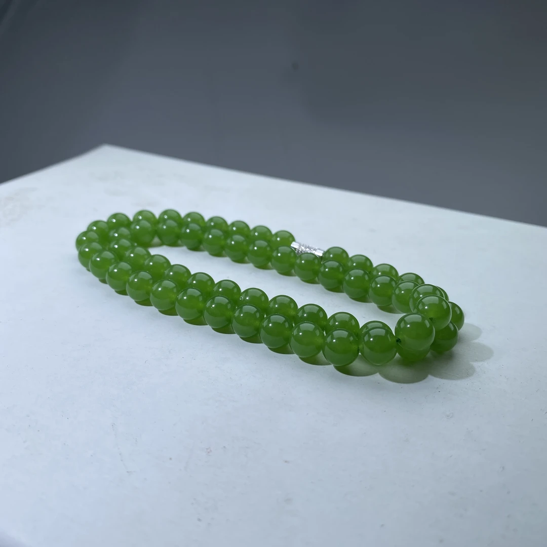 BY-261号精品高货苹果绿项链8mm多样性发一件