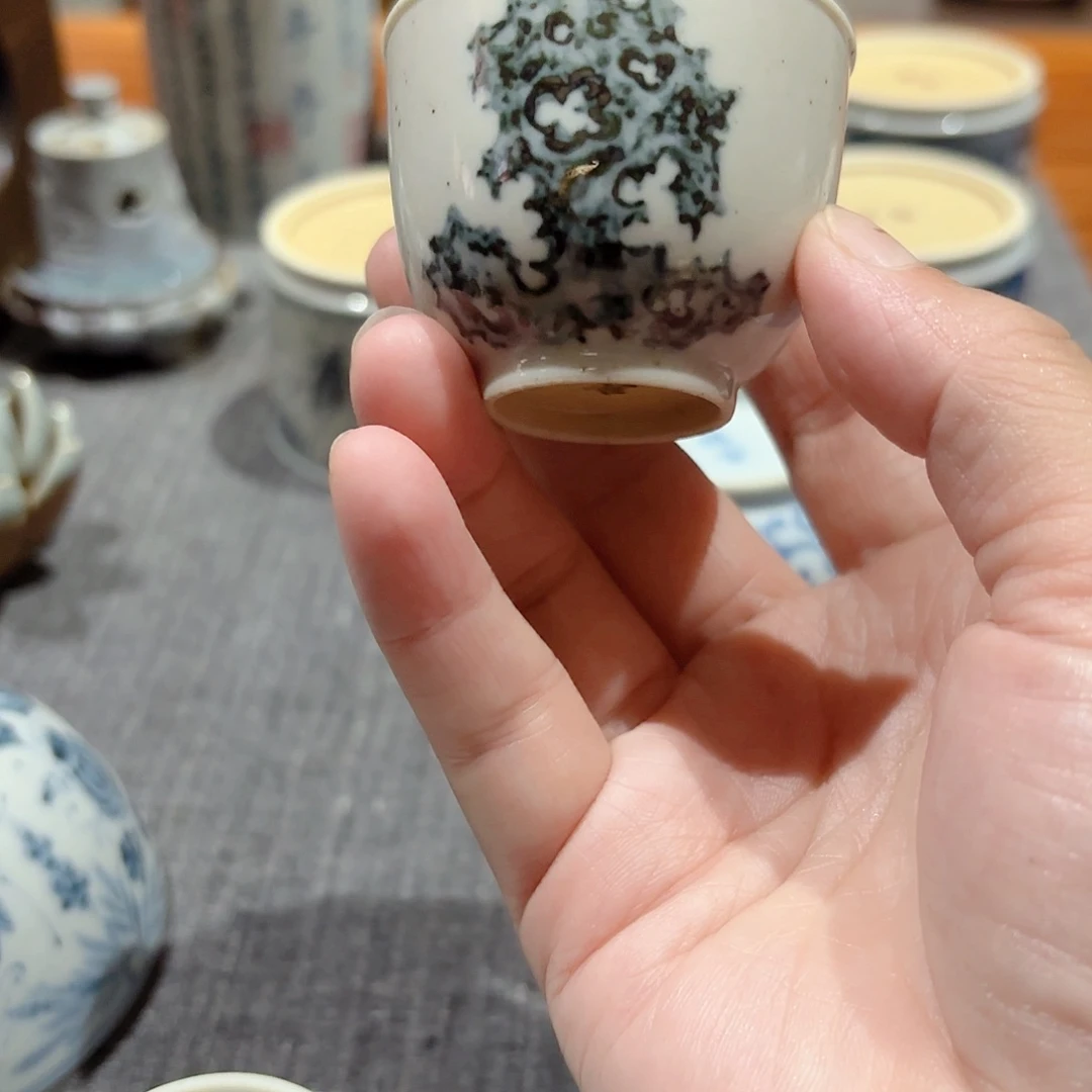 爷***了景德镇纯手工手绘杯