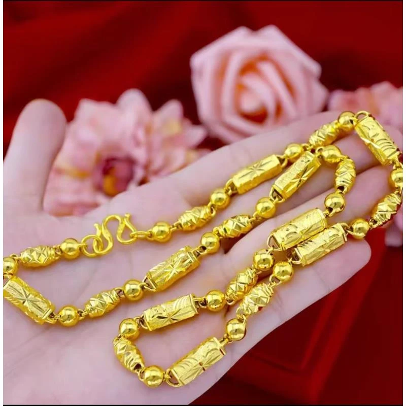 合金项链  2024爆款【全家福项链】不掉色不褪色手工精美时尚大气金