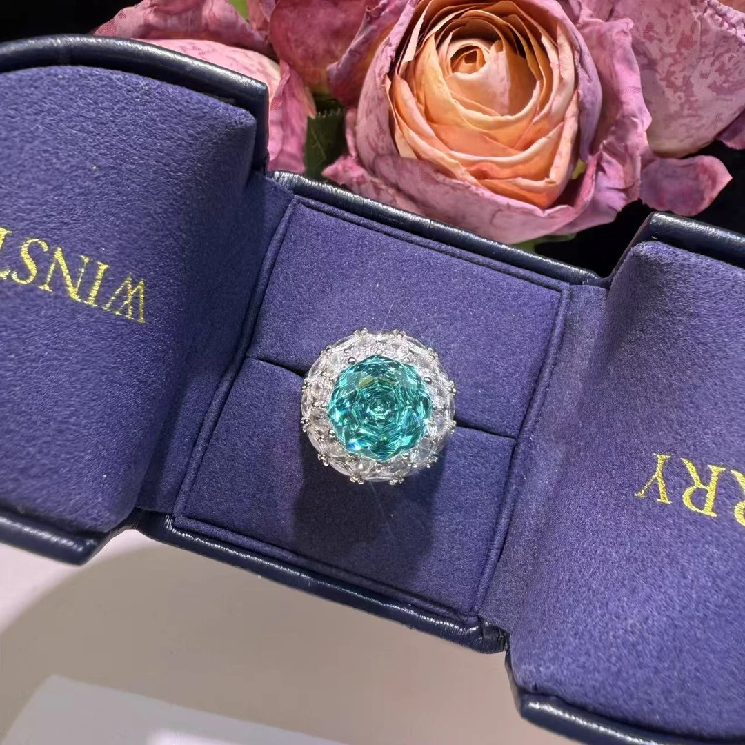 铜合金锆石戒指 ZS954-帕拉绿戒指时尚欧美