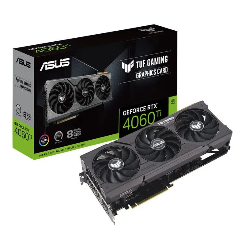 ASUS/华硕RTX4060Ti O8G TUF电竞特工三风扇 全新未拆封 拆封不退