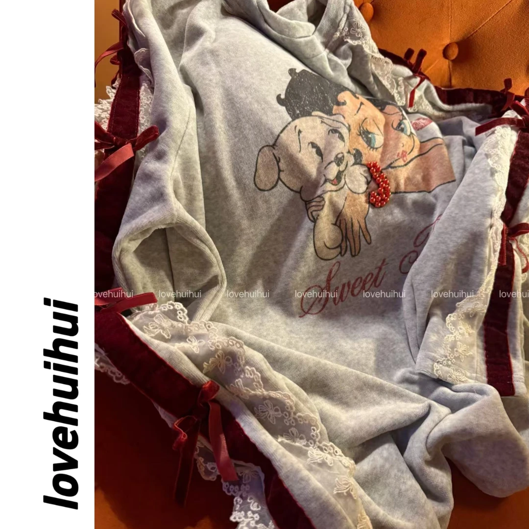 lovehuihui《魅力无限的贝蒂》韩国超美重工蝴蝶结上衣