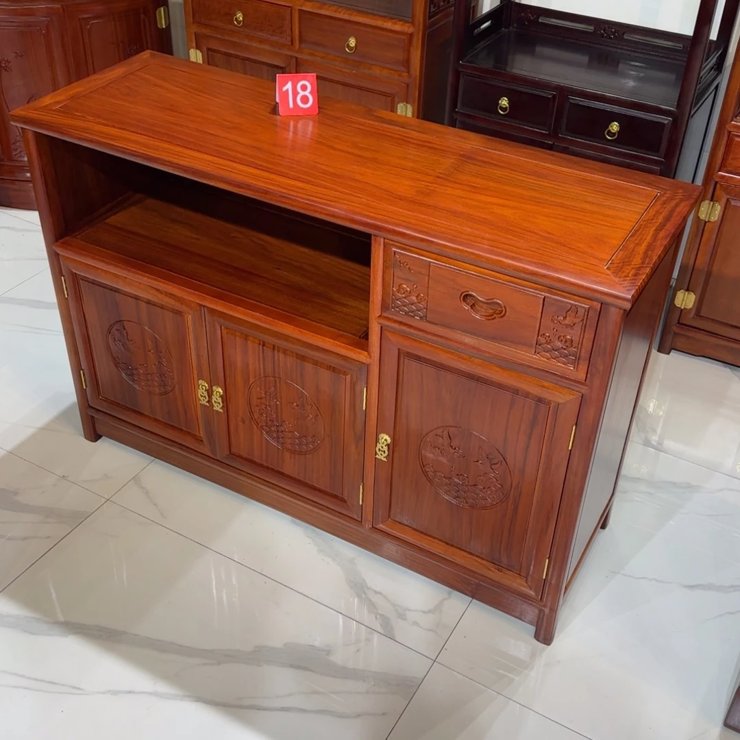 花梨木类成套家具刚果花梨118乘40高80三门餐边柜