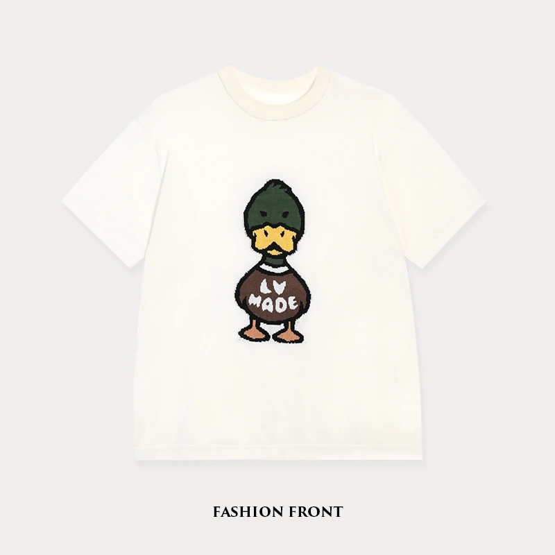 【6110】原创设计潮牌轻奢全棉刺绣重磅时尚针织衫