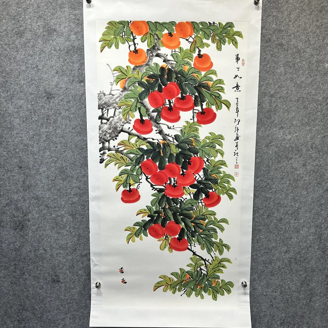 邵强画作【事事如意】托底完150*70cm送礼盒送礼作品