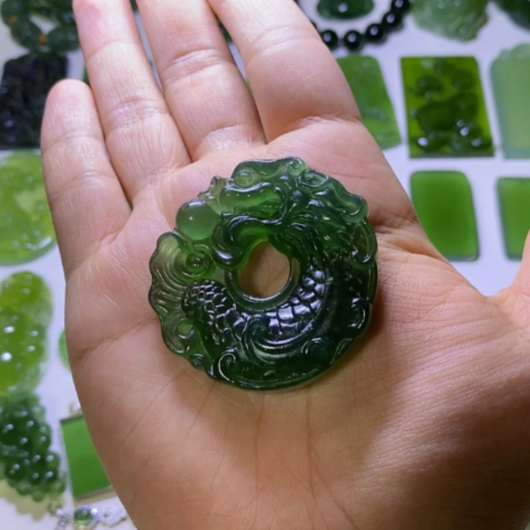【闪购商品】未镶嵌蛇纹石玉颈饰老****@