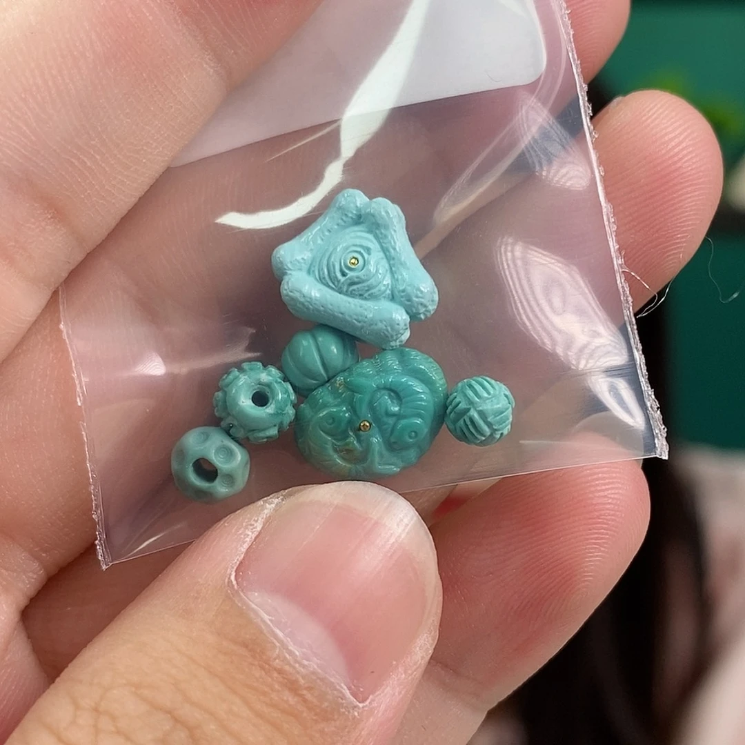 绿松石珠宝奇石未镶嵌