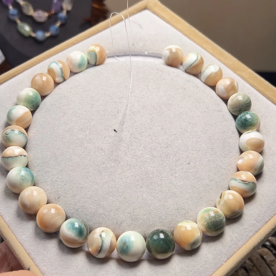 玛瑙/玉髓合金珠宝半成品J88夜光螺15米/1条/拍四发一