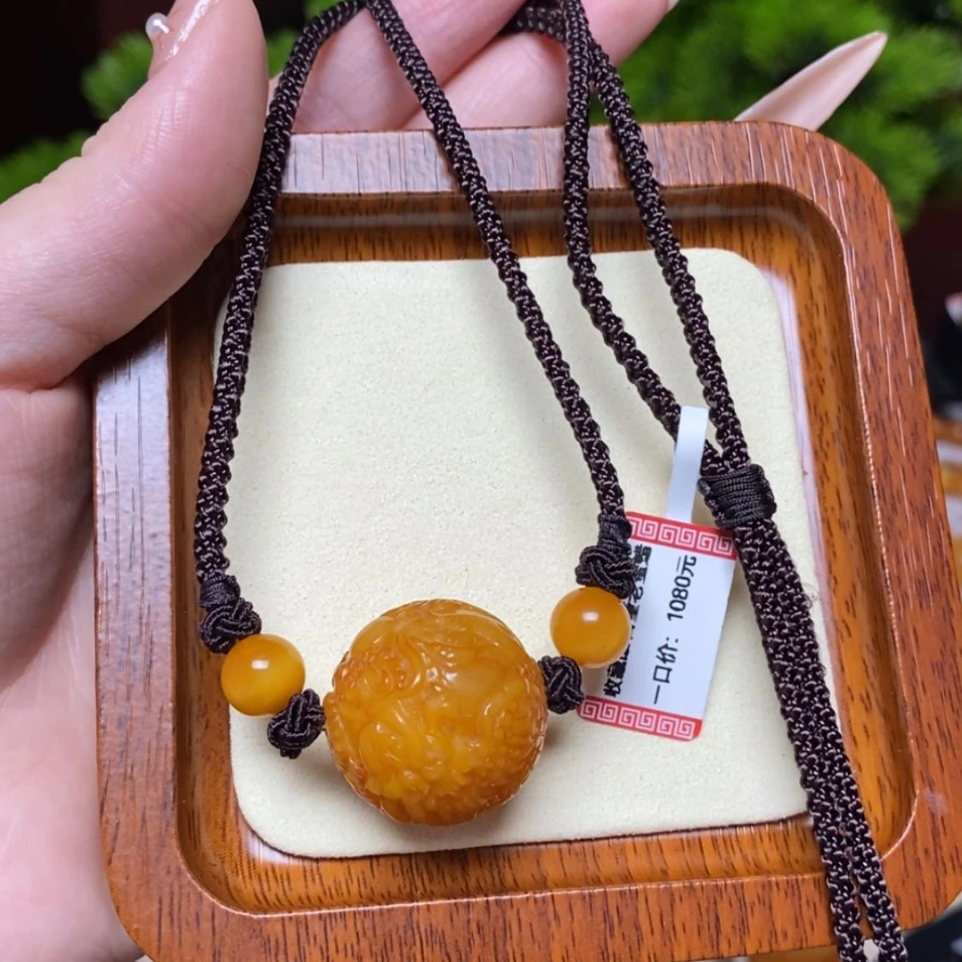 【闪购商品】蜜蜡颈饰未镶嵌项链