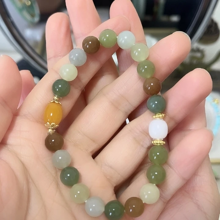 和田玉未镶嵌手串