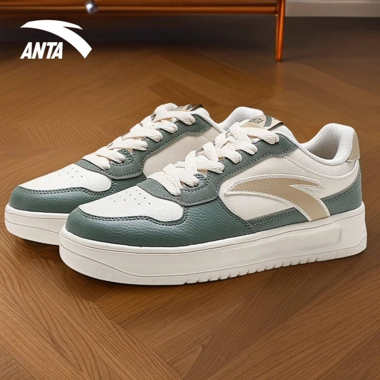安踏板鞋潮鞋男鞋秋季正品时尚轻质百搭小白鞋低帮潮流休闲板鞋