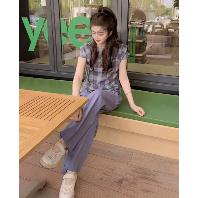 『简约舒适A』MSG设计显瘦百搭时尚套装3172