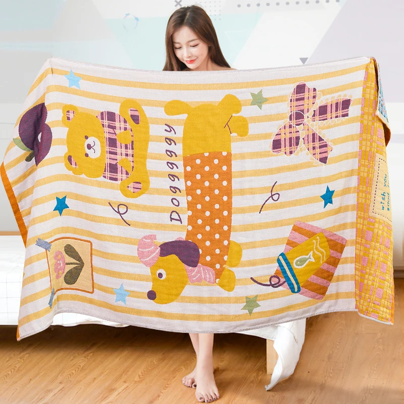 纯棉纱布浴巾柔软吸水不掉毛家用男女成人儿童洗澡裹巾全棉大毛巾