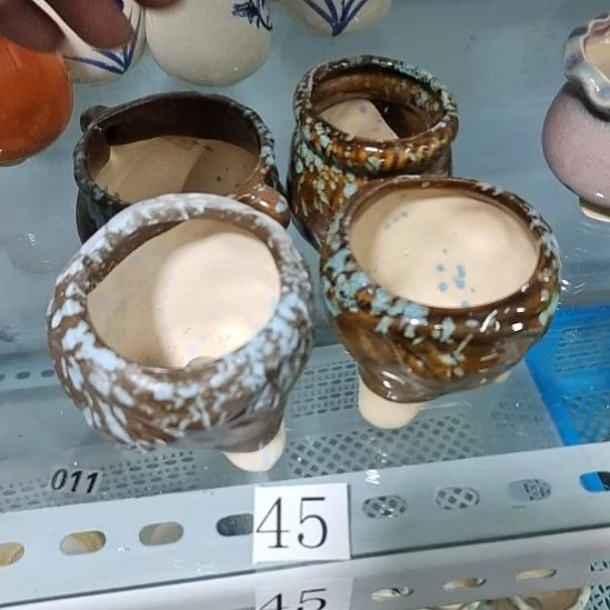 微瑕陶瓷花盆满12包邮