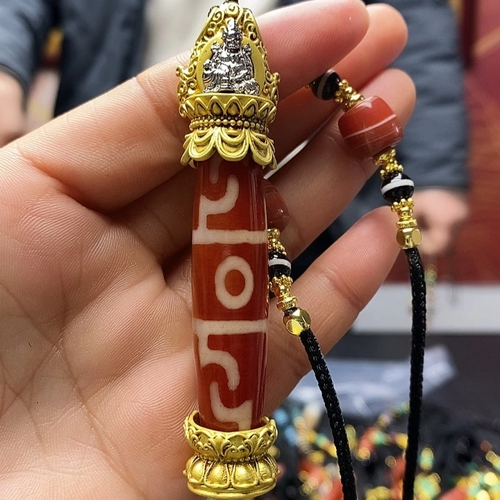 玛瑙/玉髓（覆膜）合金颈饰