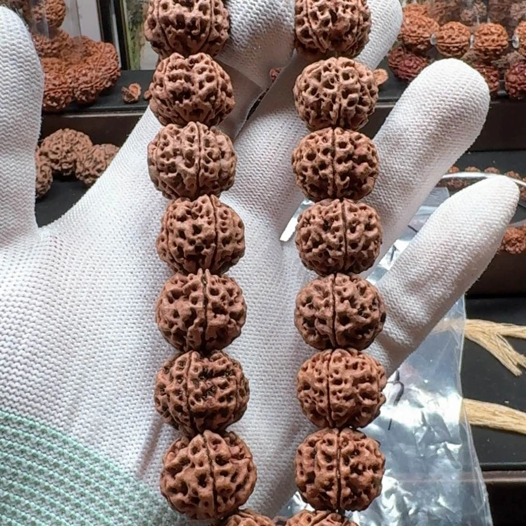 金刚菩提手串19安娜五星蜂窝双龙头货