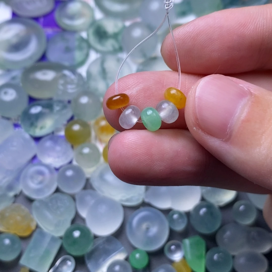 定制翡翠未镶嵌珠子