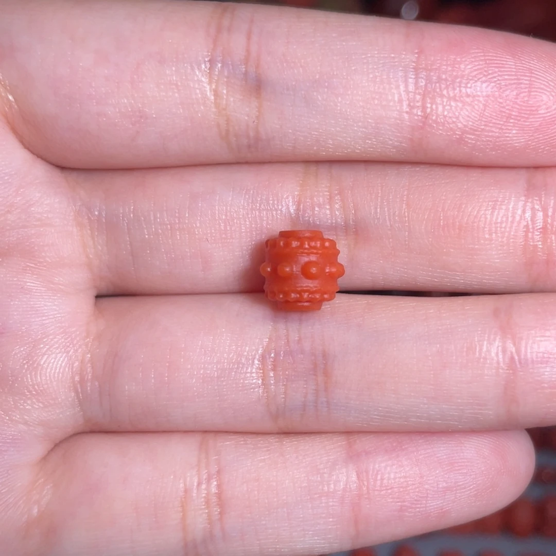 南红玛瑙未镶嵌转经筒8mm+