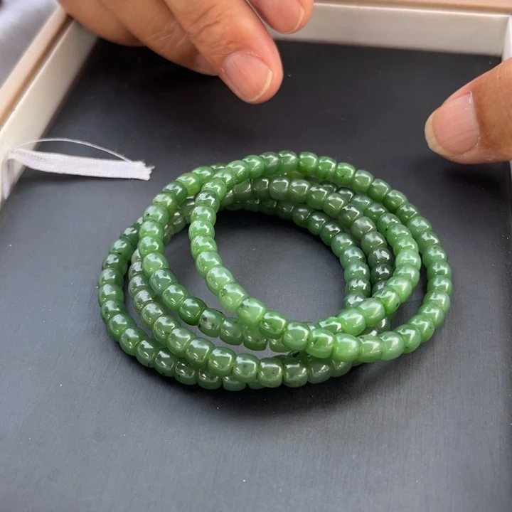 和田玉未镶嵌颈饰碧玉直切手串多样性发货（拍一发一）