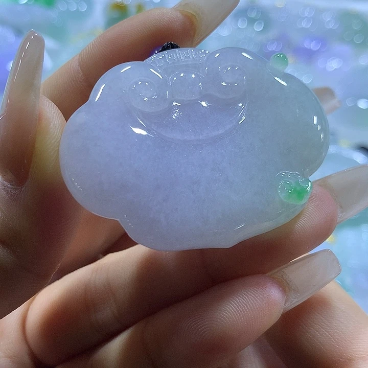 翡翠未镶嵌颈饰天然翡翠A货吊坠