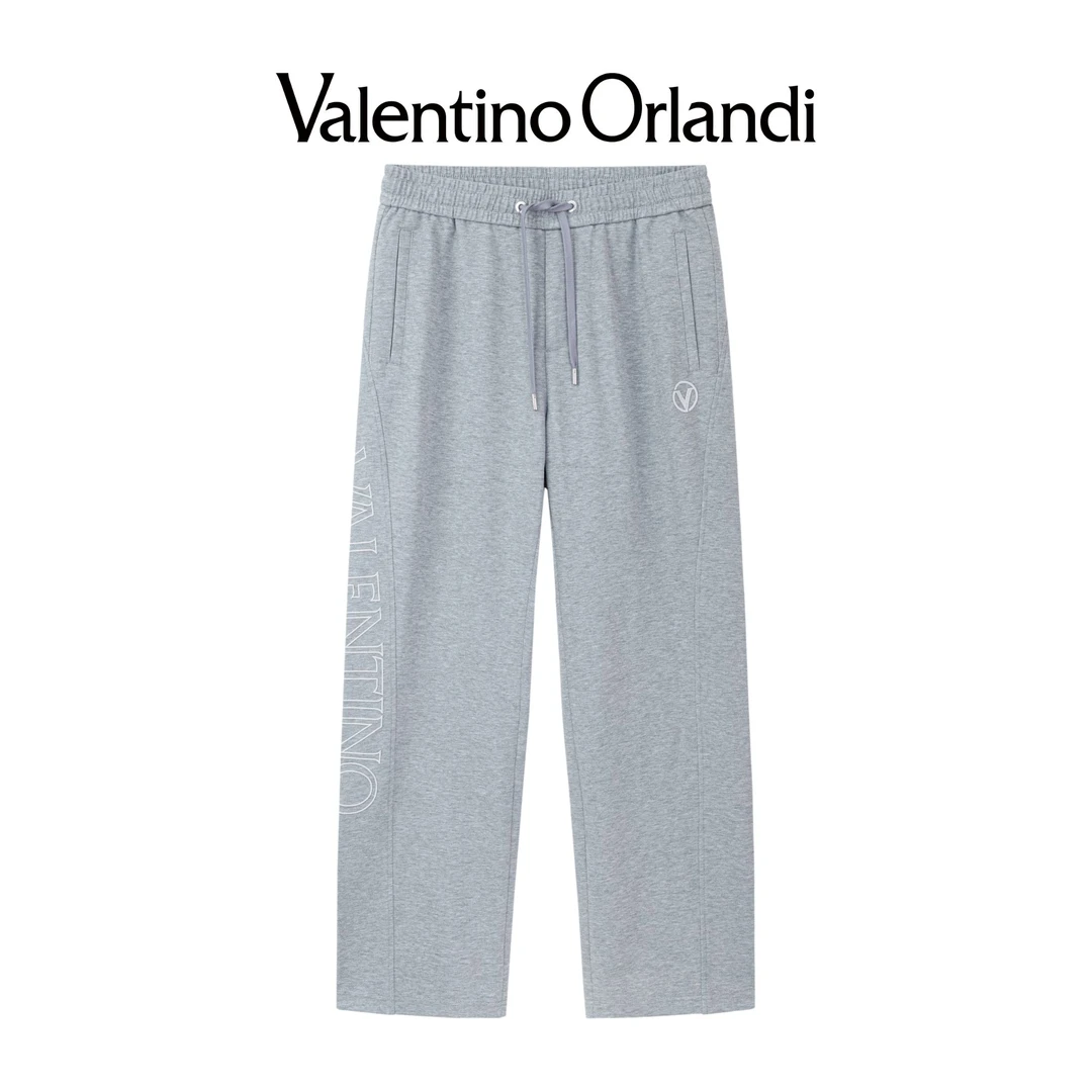 VALENTINO ORLANDI/华伦天奴.奥兰迪男士新款LOGO刺绣直筒休闲裤