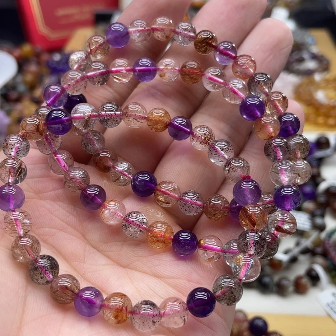 未镶嵌手串水晶多样性发货发一条