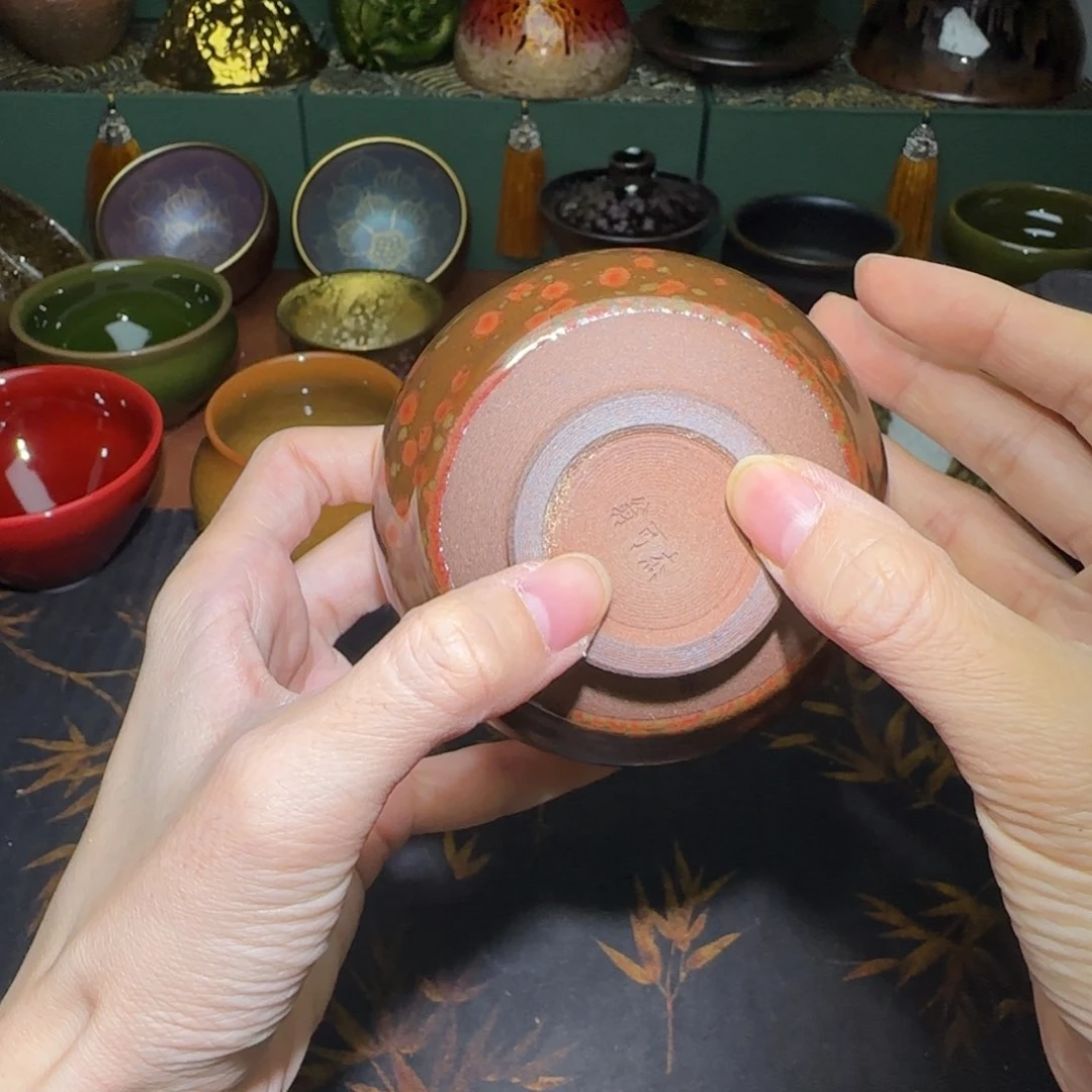 茶盏微瑕建盏，介意勿拍