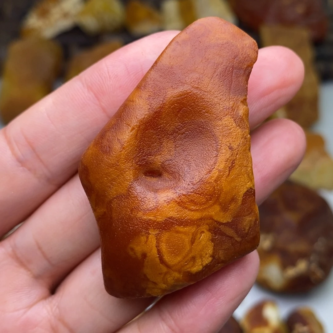定制琥珀天然蜜蜡乌料
