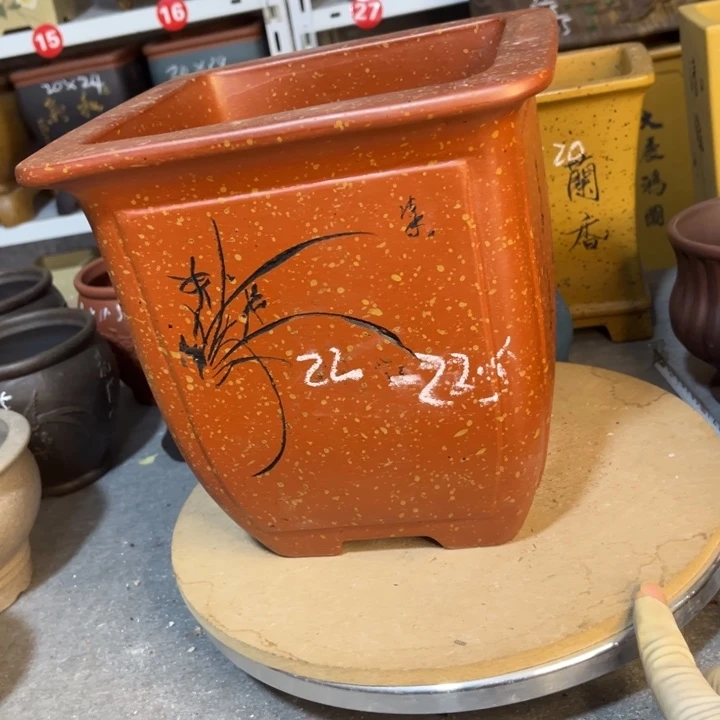 紫砂花盆紫砂花盆