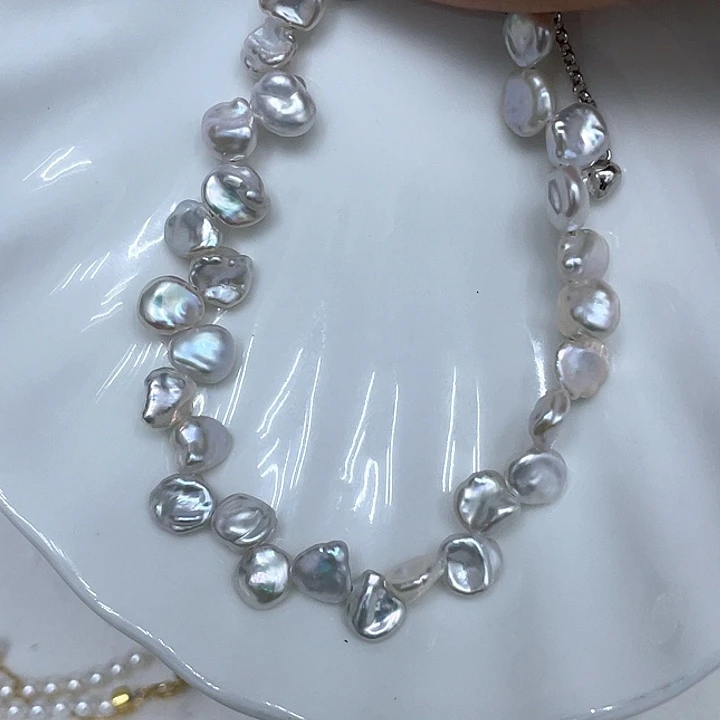 银S925镶嵌手绳淡水珍珠